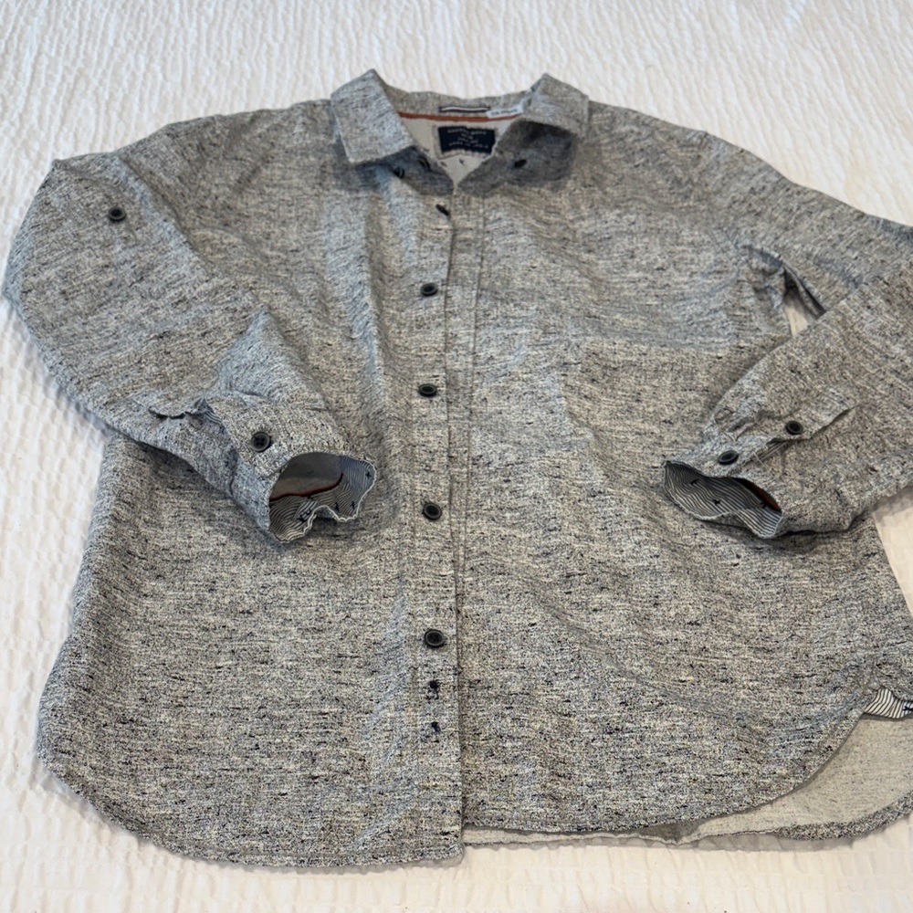 Cactus Boys Black and White Patterned Dress Shirt